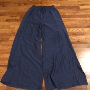 Cover up pants with stylish split leg